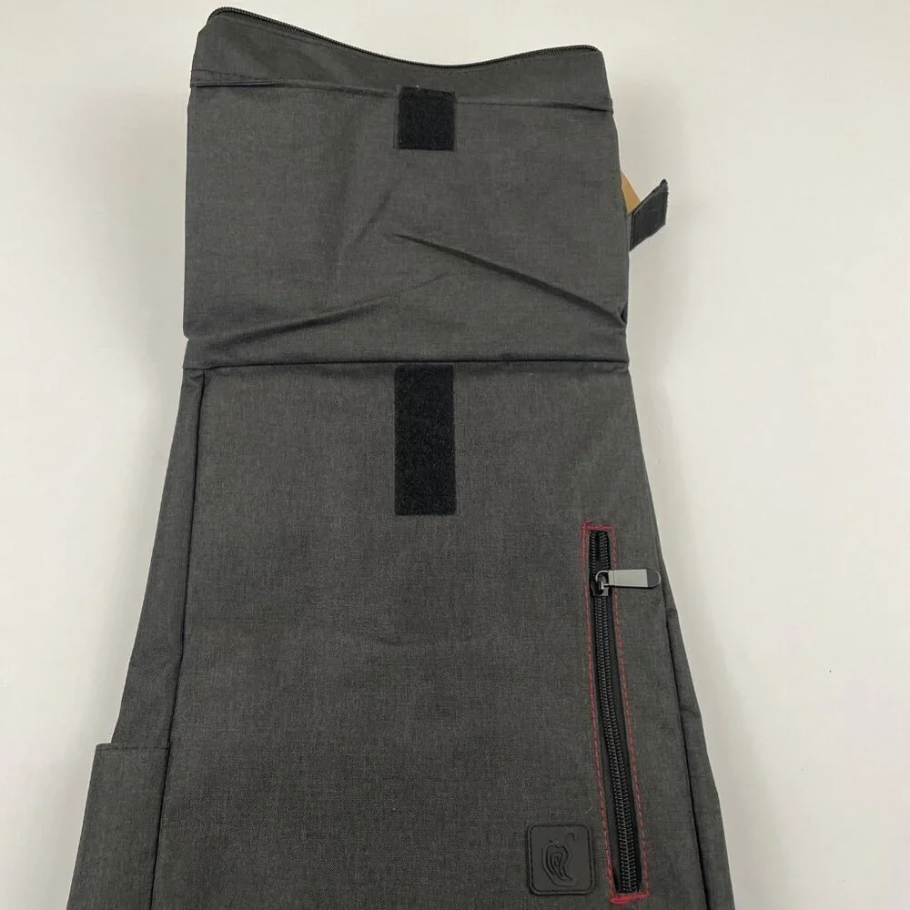 Chipotle Rolltop Backpack Laptop Sleeve Zip Closure Inside Divider Padded Canvas